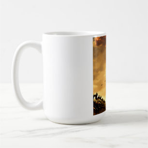 Warrior March – Military Power & Honor Graphic Tee Coffee Mug