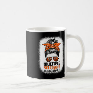 Warrior Messy Bun - Multiple Sclerosis Awareness  Coffee Mug
