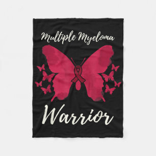 Warrior Multiple Myeloma Awareness Fleece Blanket