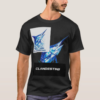 Warrior of the Sea: Swordfish Design T-Shirt