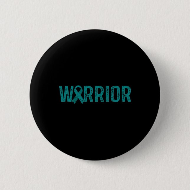 Warrior Post Traumatic Stress Disorder Awareness  2 Inch Round Button (Front)