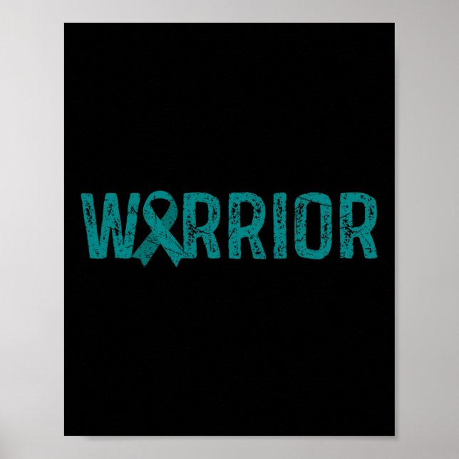 Warrior Post Traumatic Stress Disorder Awareness  Poster (Front)