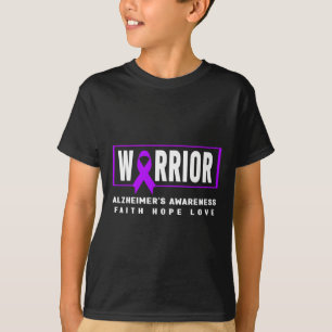 Warrior - Purple Ribbon Heimer’s Awareness T-Shirt