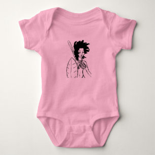 warrior queen baby bodysuit