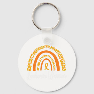 Warrior Rainbow Orange Keychain