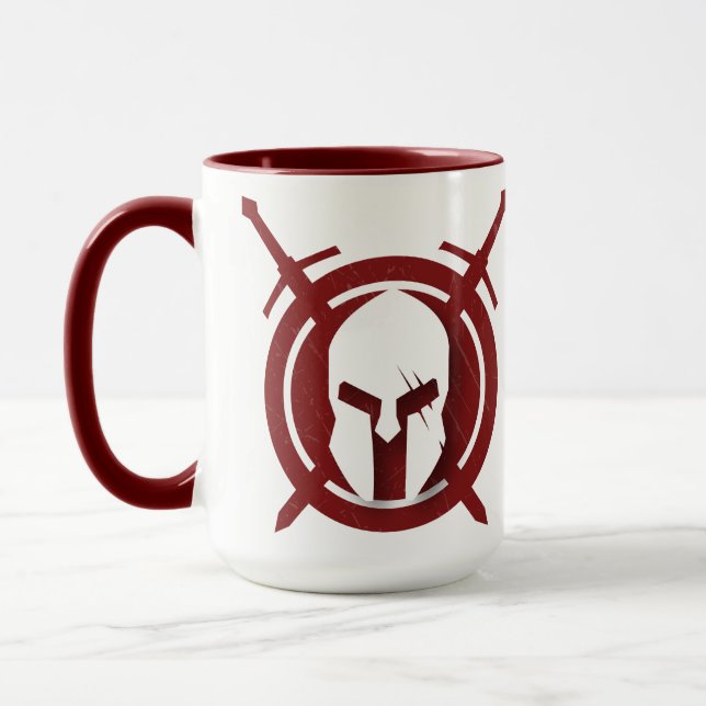 Warrior Red Mug (Left)