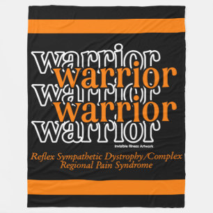 Warrior/Repeated...RSD/CRPS Fleece Blanket
