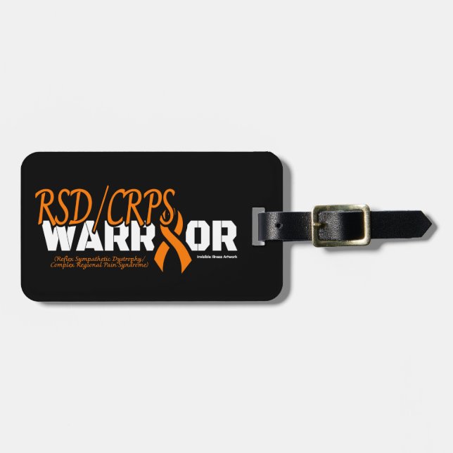 WARRIOR...RSD/CRPS LUGGAGE TAG (Front Horizontal)