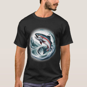 Warrior Salmon â€“ King of the Currents T-Shirt