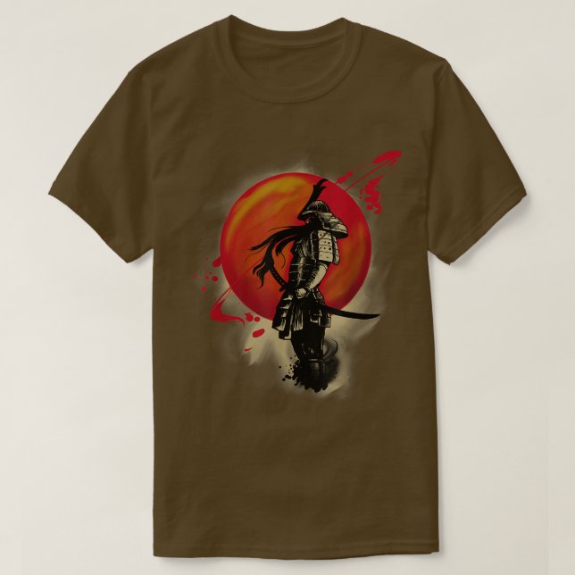 Warrior Samurai Japan 1369 T-Shirt (Design Front)