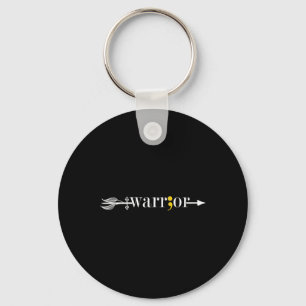 Warrior Semicolon May Mental Health Awareness Mont Keychain