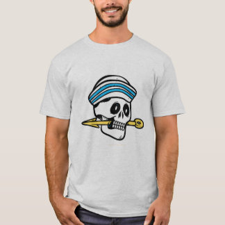 Warrior Skull Spear graphic T-Shirt