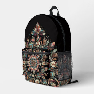 Warrior Spirit Printed Backpack
