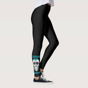 Warrior/Sugar skull...Dysautonomia Leggings