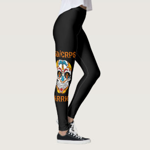Warrior/Sugar skull...RSD/CRPS Leggings