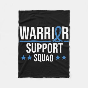 Warrior Support Squad Diabetes Awareness  Fleece Blanket