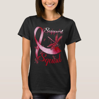 Warrior Support Squad Dragonfly Brain Aneurysm Awa T-Shirt