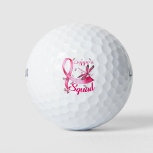 Warrior Support Squad Dragonfly Breast Cancer Awar Golf Balls