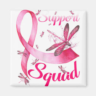 Warrior Support Squad Dragonfly Breast Cancer Awar Magnet