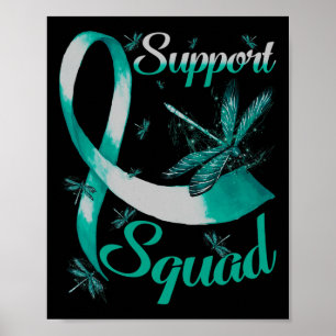 Warrior Support Squad Dragonfly Polycystic Kidney  Poster