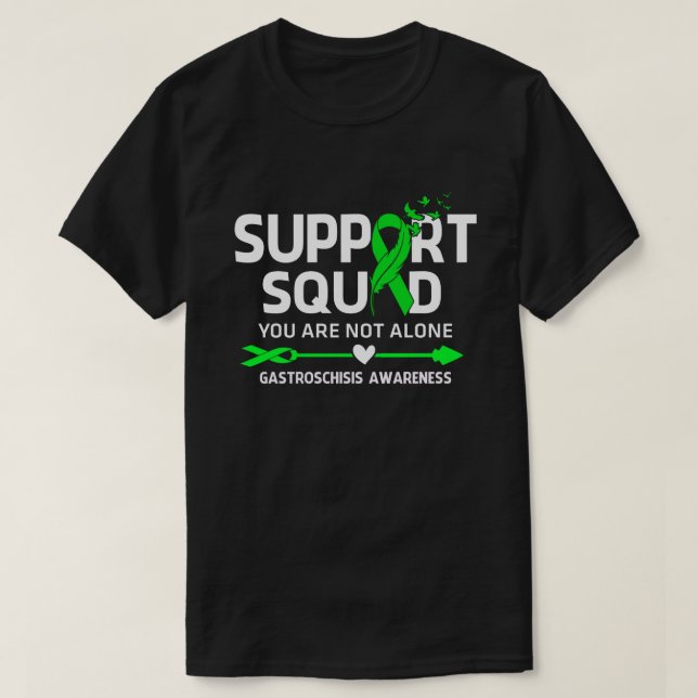 Warrior Support Squad Gastroschisis Awareness Feat T-Shirt (Design Front)