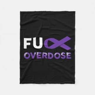 Warrior Survivor Gifts - Overdose Awareness Fleece Blanket