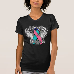 Warrior Vintage Wings - Thyroid Cancer T-Shirt