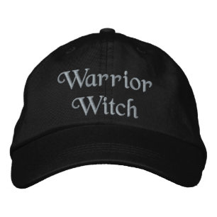 Warrior Witch Quote Purple Black Personal Embroidered Hat