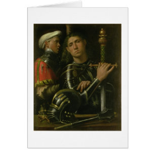 Warrior with Groom (oil)