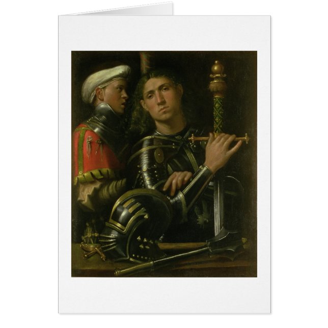 Warrior with Groom (oil) (Front)