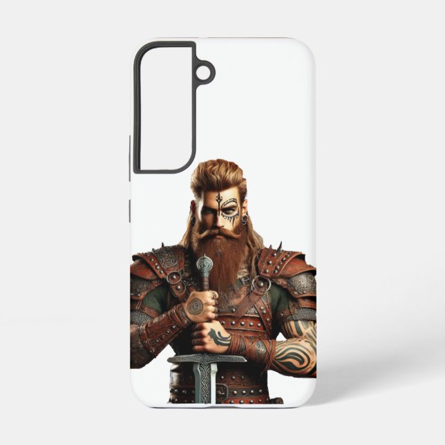 Warrior with Sword Samsung Galaxy S22 Case (Back)