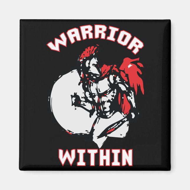 Warrior Within Magnet (Front)