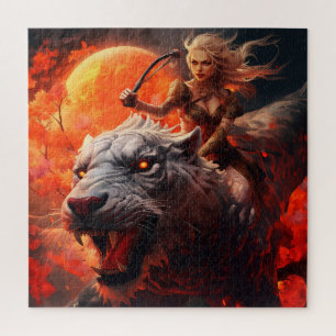 Warrior Woman Jigsaw Puzzle