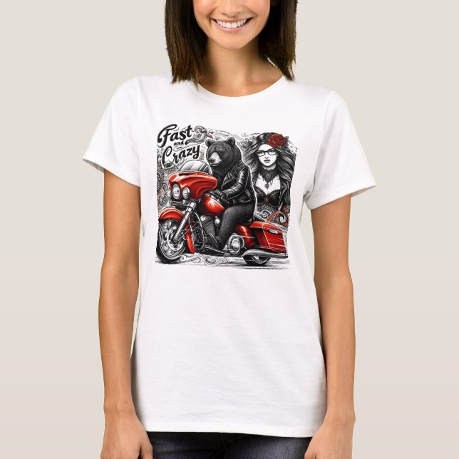 Warrior Woman on Wheels T-Shirt (Front)