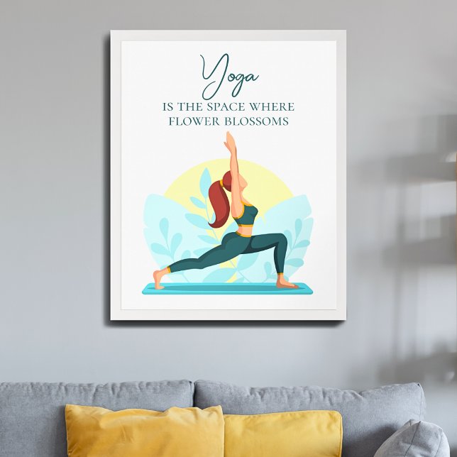 Warrior Yoga Art – Customizable Inspirational  Poster (Creator Uploaded)