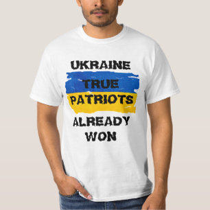 Warriors Blue and Yellow Ukraine Flag T-Shirt