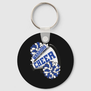 Warriors Cheer Back To School Cheerleading Spirit Keychain