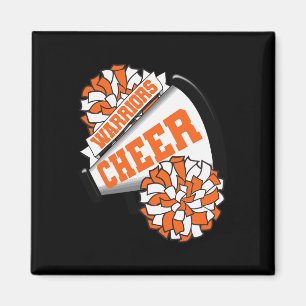 Warriors Cheer Ck To School Cheerleading Spirit O Magnet