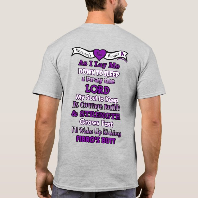Warrior's Prayer...Fibro T-Shirt (Back)