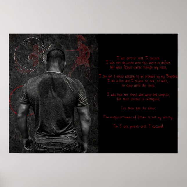 Warriors Prayer Poster (Front)