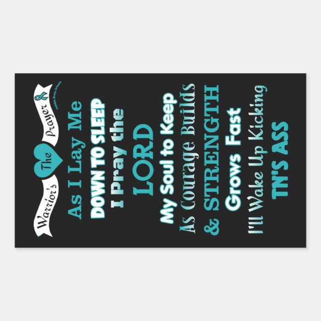 Warrior's Prayer...TN Sticker (Front)