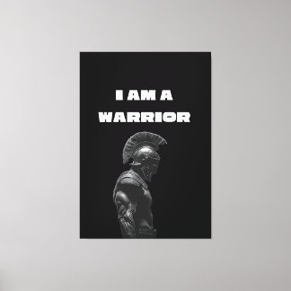 Warrior's Spirit Spartan Helmet Ar Canvas Print