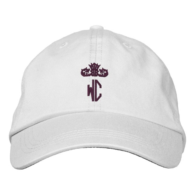 WarriorsCreed WC Logo Personalized Adjustable Hat (Front)