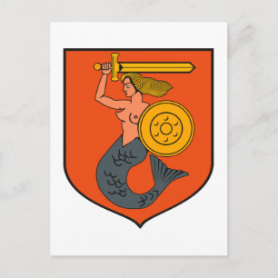 Warsaw Coat of Arms Postcard
