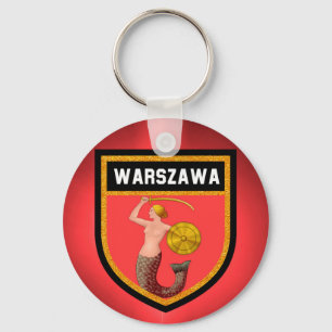 Warsaw  Flag Keychain