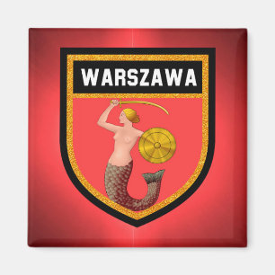 Warsaw  Flag Magnet