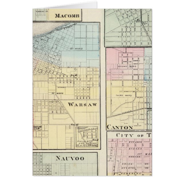 Warsaw, Macomb, Marshall, Canton (Front)