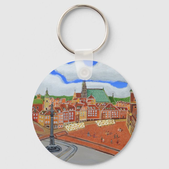 Warsaw-Old Town Keychain (Front)