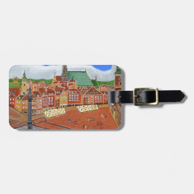 Warsaw-Old Town Luggage Tag (Front Horizontal)