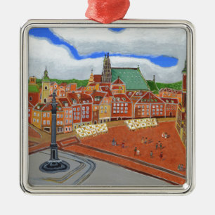 Warsaw-Old Town Metal Ornament
